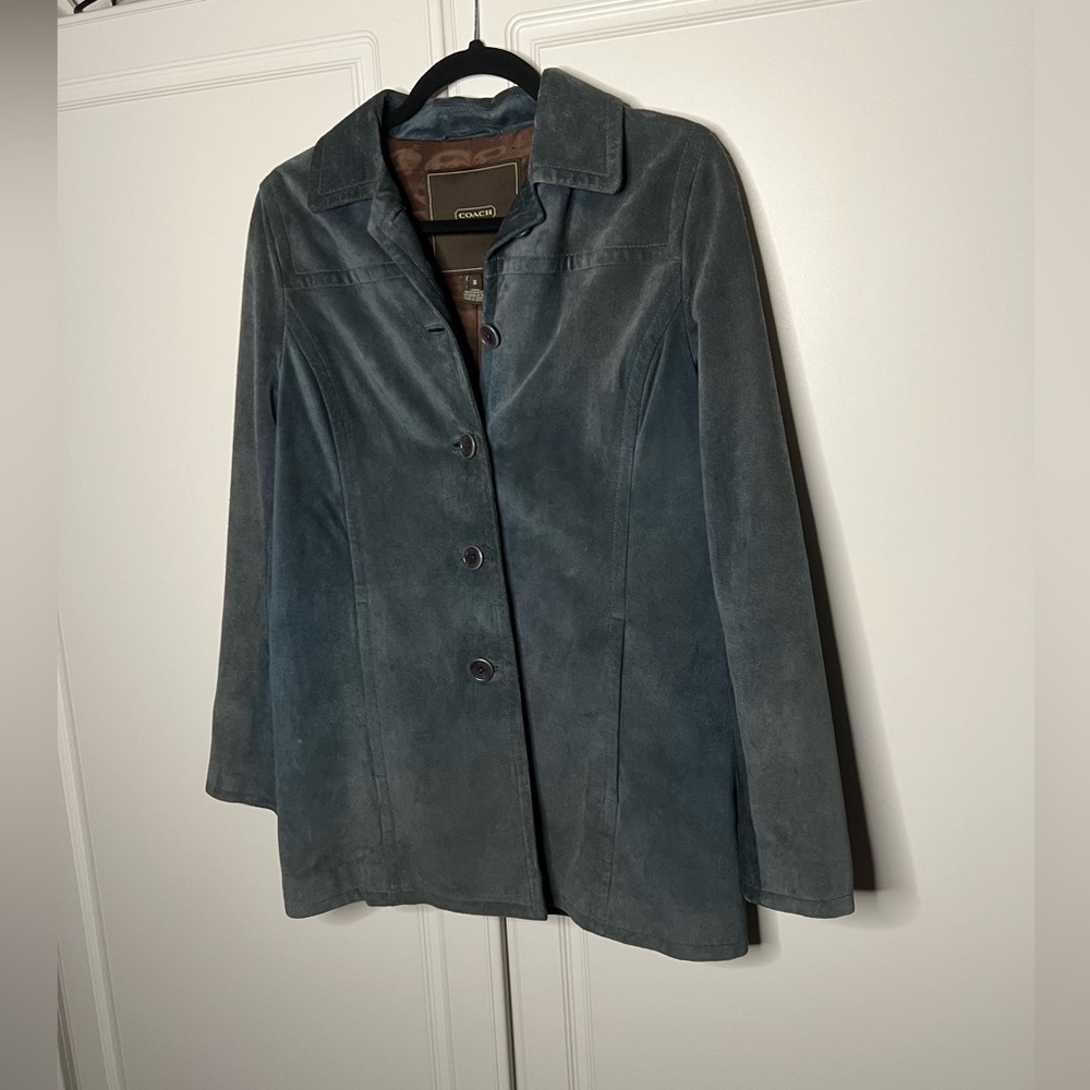 Vintage Coach 100% Suede Leather Jacket – Y2K Era - Picture 16 of 16